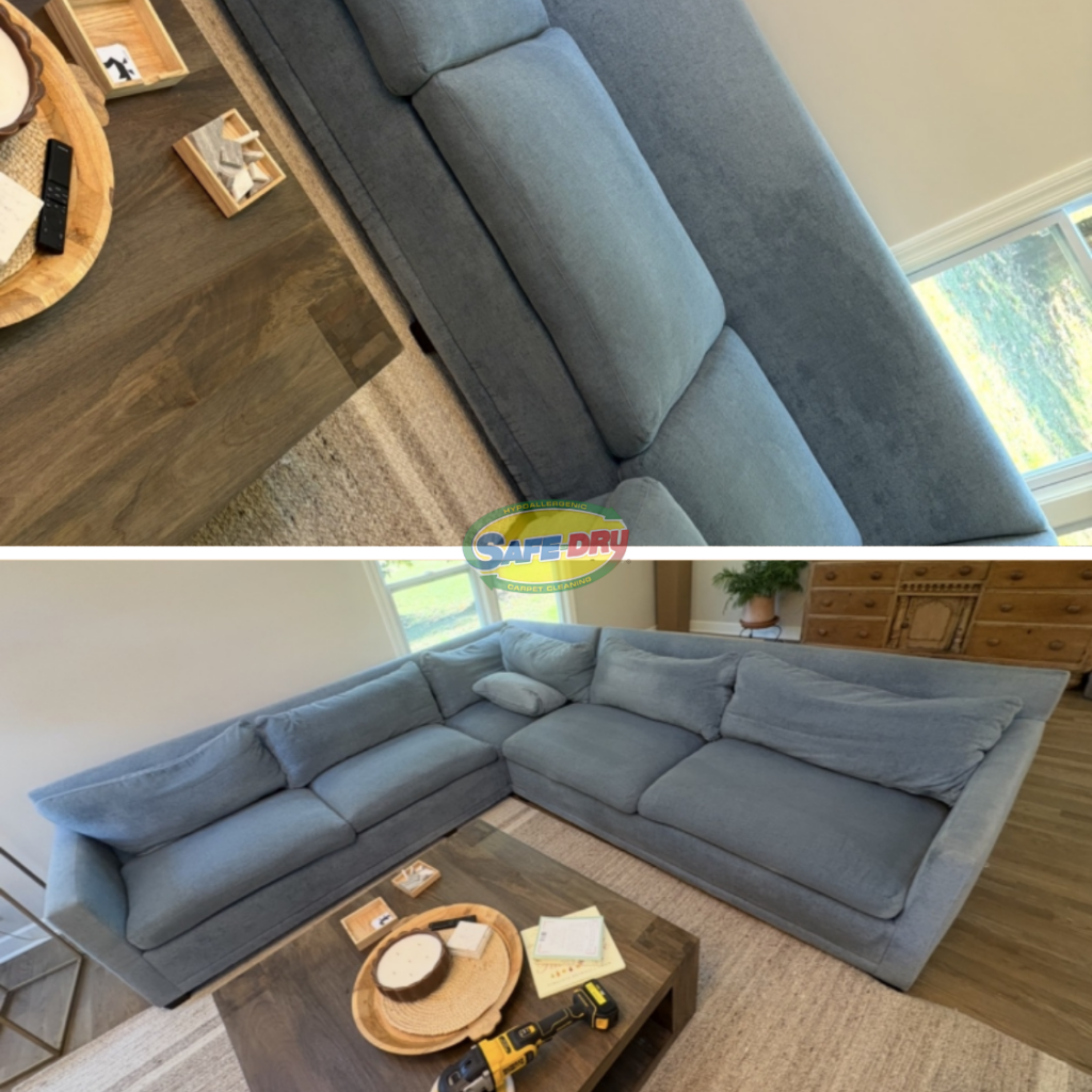 Before and after cleaning